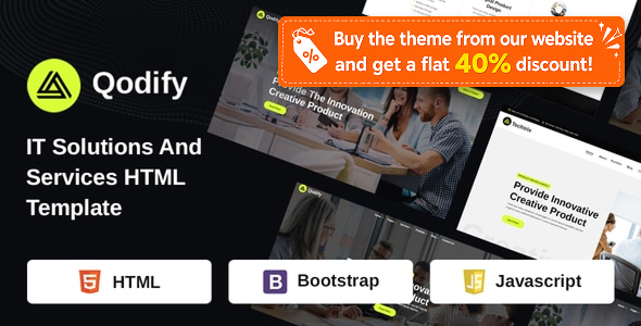 Qodify - IT Solutions And Services HTML Template