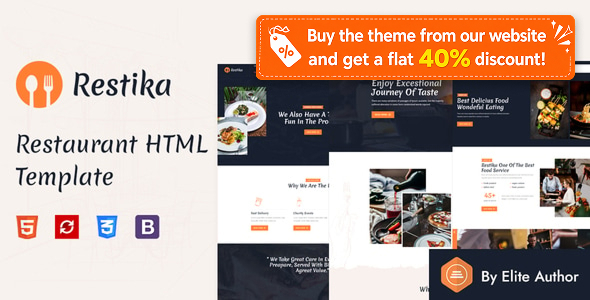 Restika - Restaurant HTML Template