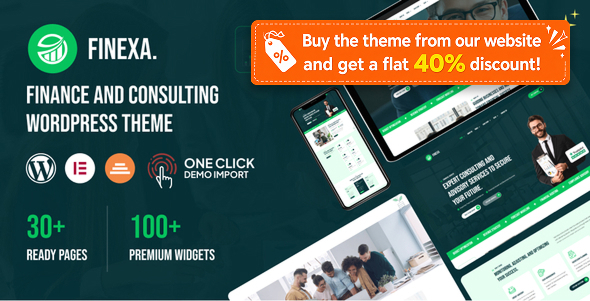 Finexa - Finance & Consulting WordPress Theme