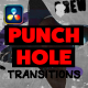 Grunge Punch Hole Transitions - VideoHive Item for Sale