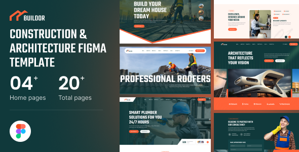 Buildor _ Construction & Architecture Figma Template