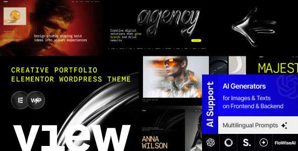 View - Creative Portfolio Elementor WordPress Theme