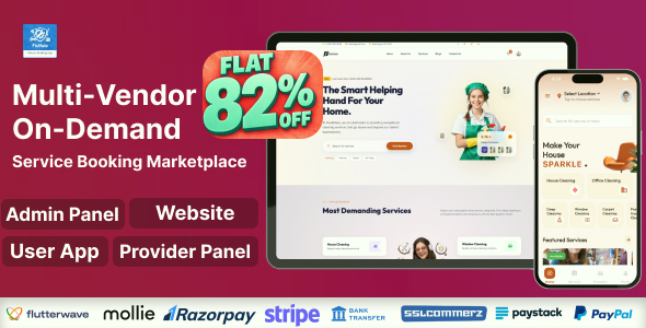 FixMate | Multi-Vendor On-Demand Service Booking Marketplace (Full Solution)