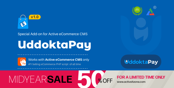Active eCommerce CMS | UddoktaPay Payment Gateway Add-on