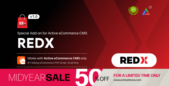 Active eCommerce CMS | RedX Courier Add-on
