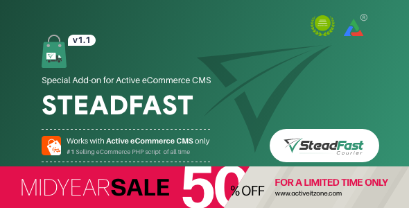 Active eCommerce CMS | SteadFast Courier Add-on