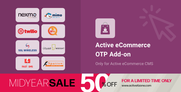 Active eCommerce OTP Add-on