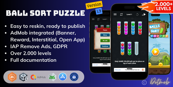 Ball Sort Puzzle - Unity Complete Project