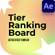 Animated Tier Ranking Board for Reviews and Comparisons - VideoHive Item for Sale