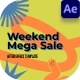 Creative Weekend Mega Sale for Social Media Promo - VideoHive Item for Sale