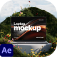 Laptop Mockup in Nature - VideoHive Item for Sale