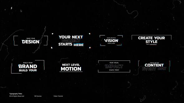 Typography Titles | Premiere Pro (MOGRT)