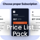 Price List Pack - VideoHive Item for Sale