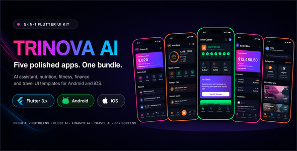 TriNova AI | Flutter UI Kit