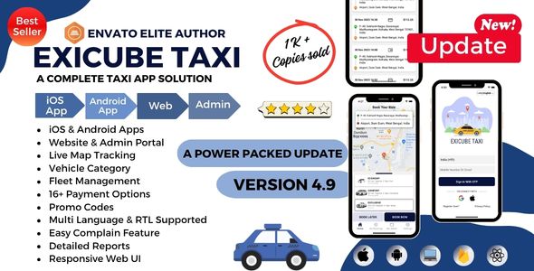 Exicube Taxi App