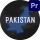 Pakistan Map – Premiere Pro MOGRT Country Kit - VideoHive Item for Sale