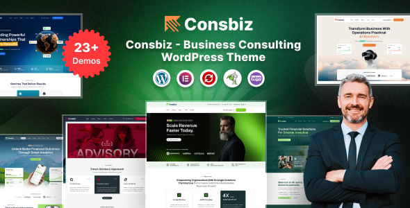 Consbiz – Business Consulting WordPress Theme