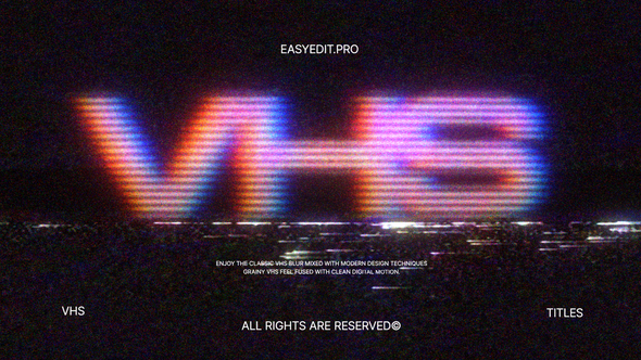 VHS Typography | MOGRT