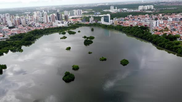 Sao Luis Maranhao at Northeast Brazil. Landmark of historic city.