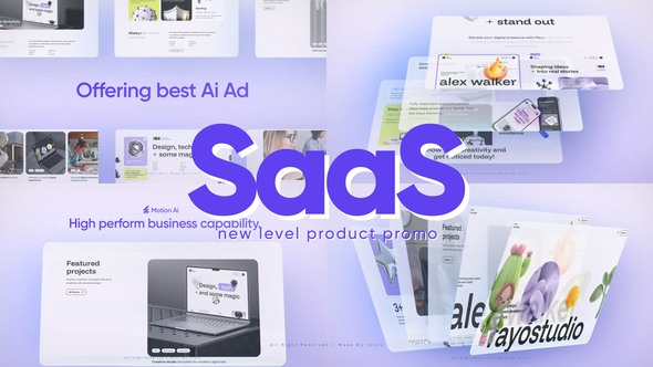 SaaS Product Promo - Ai Website Intro