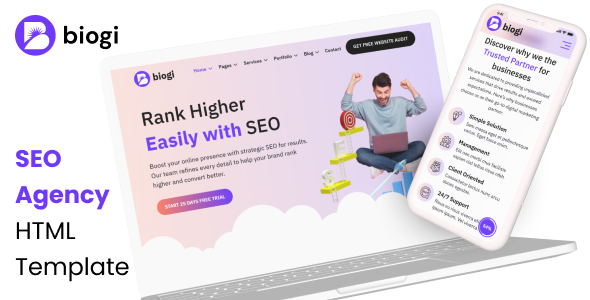 Biogi - Multipurpose Agency HTML Template