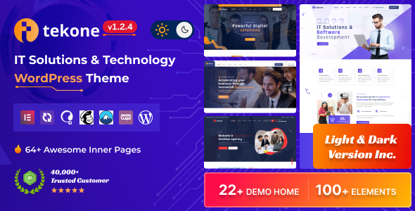 Tekone - IT Solutions & Technology WordPress Theme