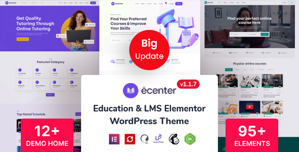 Ecenter - Education WordPress Theme