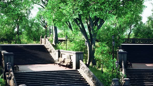 Peaceful Park in the City alt