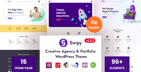 Swipy - Creative Agency WordPress Theme