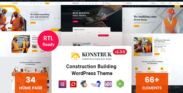 Konstruk - Construction WordPress Theme