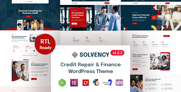 Solvency - Finance & Credit Repair WordPress Theme
