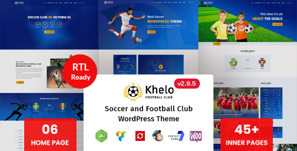 Khelo - Soccer & Sports WordPress Theme