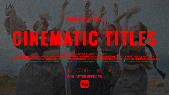 Cinematic Titles V3 for After Effects