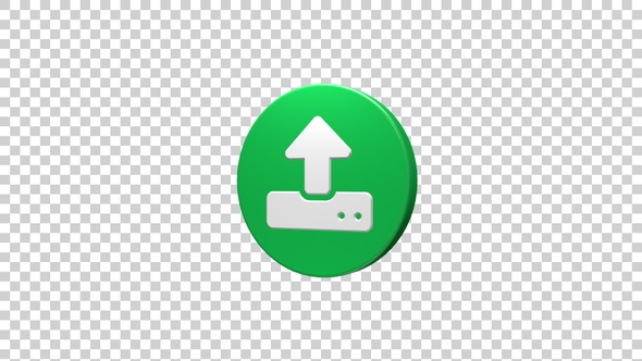 Upload Icon Rotating