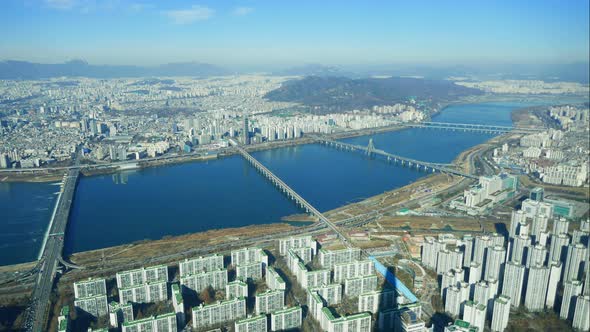 Time lapse of Seoul city in South Korea