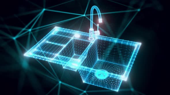 Kitchen Sink Hologram Close Up 4k alt