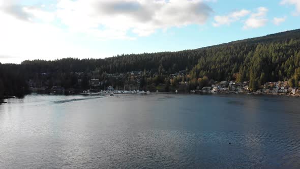 Various drone and DSLR shots at beautiful Deep Cove in Vancouver, BC.