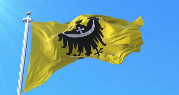 Lower Silesian Voivodeship Flag, Poland