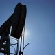 pumpjack at an oil drilling site, motorized slider shot - VideoHive Item for Sale