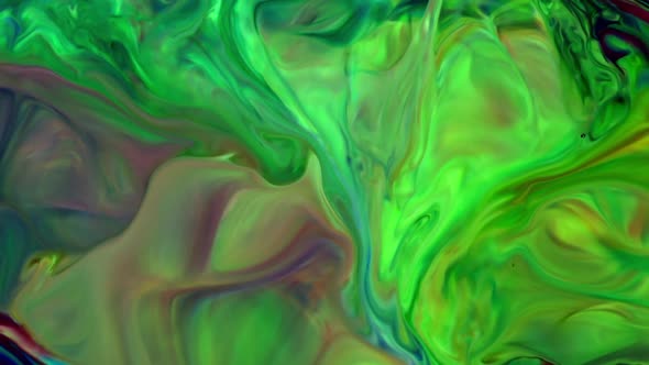 Abstract Colorful Ink Movements Spreads On Water Texture 11 alt