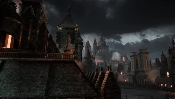 Dark Fantasy Background Animation 1