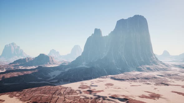 Rock Formations in the Nevada Desert