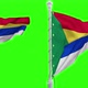 Flag of Druze ethnicity - Green screen - VideoHive Item for Sale