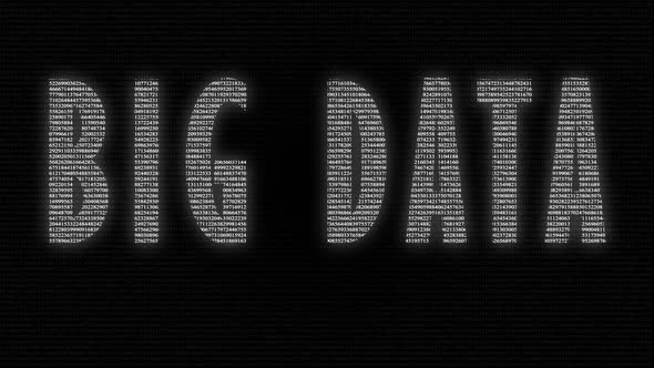 Big Data Numbers Running alt