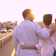 Romantic Couple in Love Dating in Sunset Outdoor - VideoHive Item for Sale
