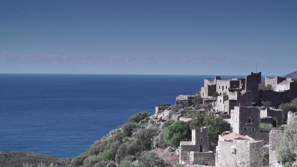  Tower Houses in Vathia, Mani Greece