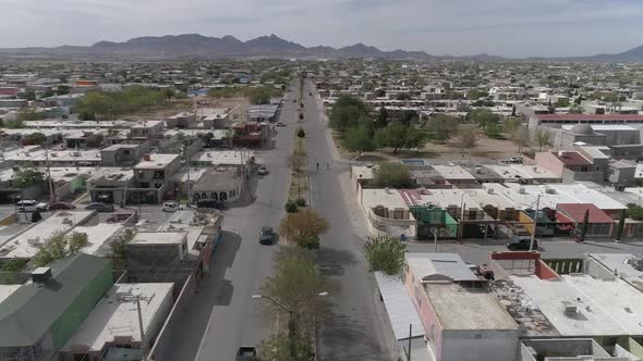 Aerial View of Ciudad Juarez