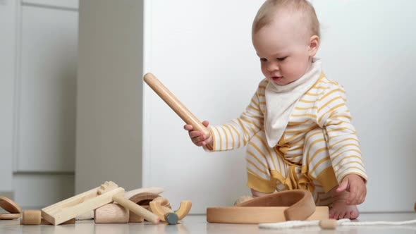 Eco Wood Toy Baby Game