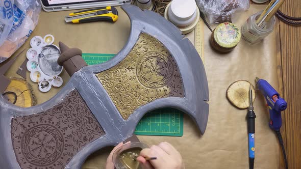 Woman Makes Viking Hatchet for Cosplay Festival