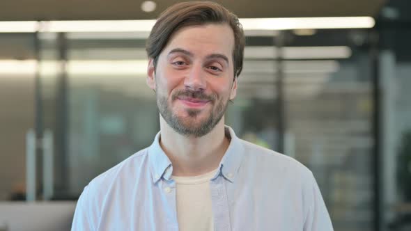 Man Talking on Online Video Chat